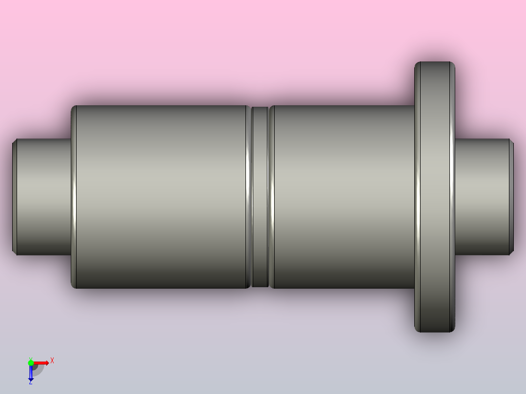 滚珠丝杆DFU04008俯视图