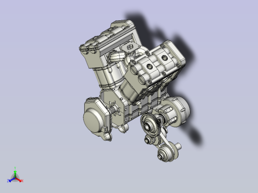 V4摩托车发动机