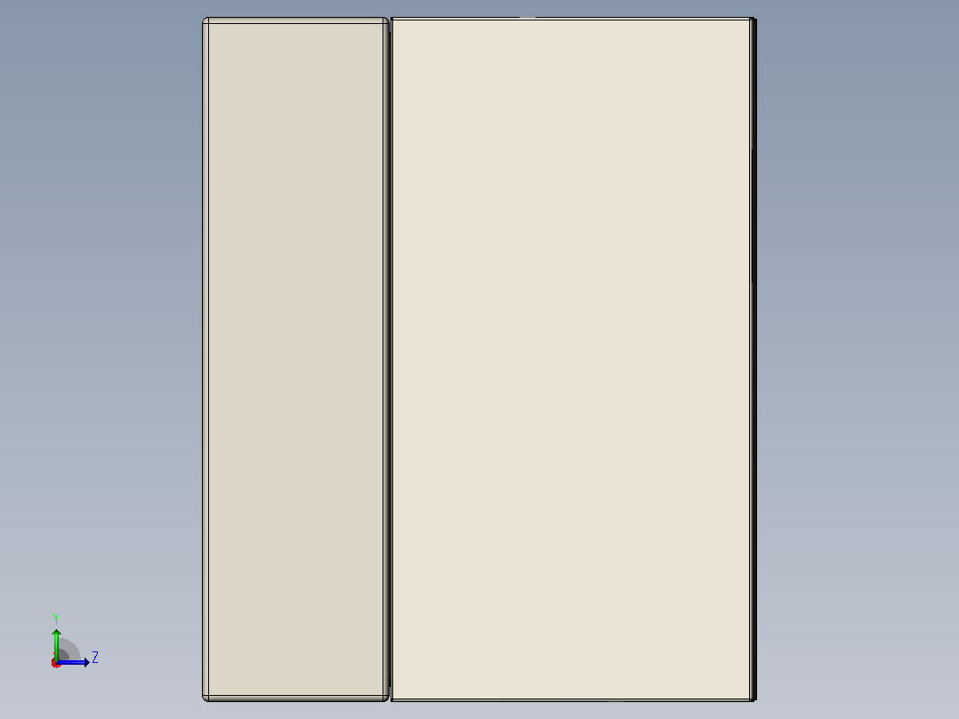 控制箱左视图