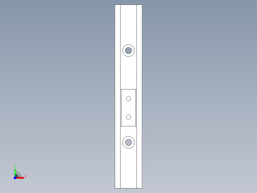 灯的铝合金导轨MRS15-100前视缩略图