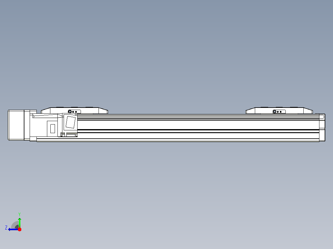 滚珠丝杠线性轴TPA-GCRS-50-1205C-L100-ML-M10-N3右视图