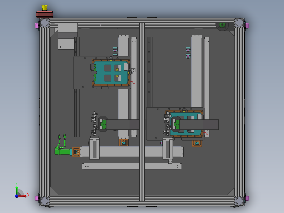 板段差检测设备含bom sw17可编辑前视图