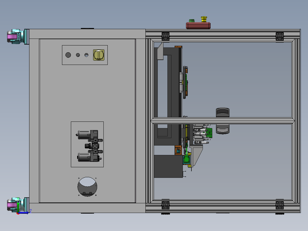 板段差检测设备含bom sw17可编辑左视图