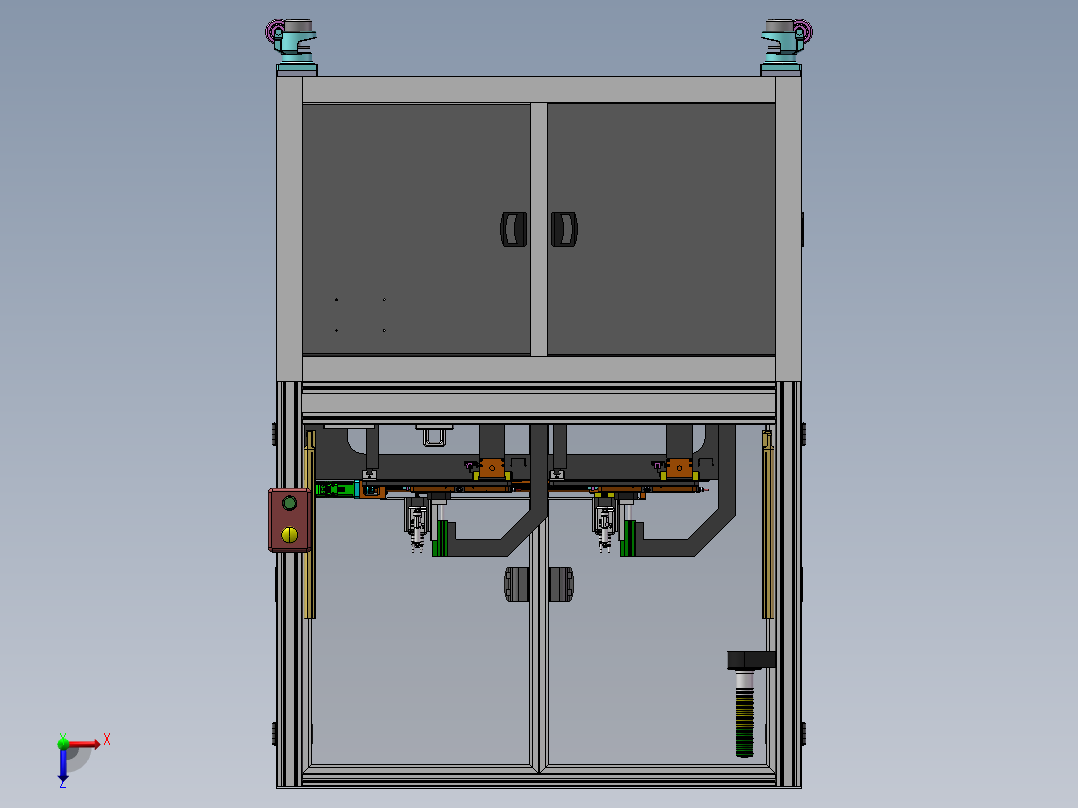 板段差检测设备含bom sw17可编辑俯视图