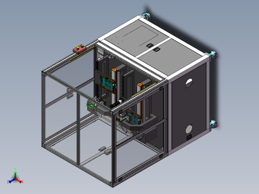 板段差检测设备含bom sw17可编辑正等轴测缩略图