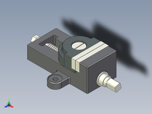 虎钳3D模型（2）