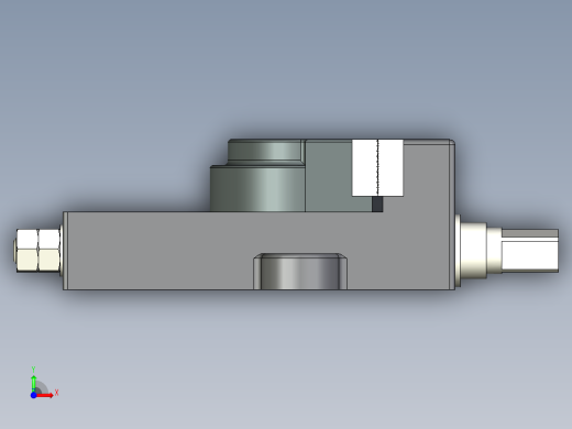 虎钳3D模型（2）前视缩略图