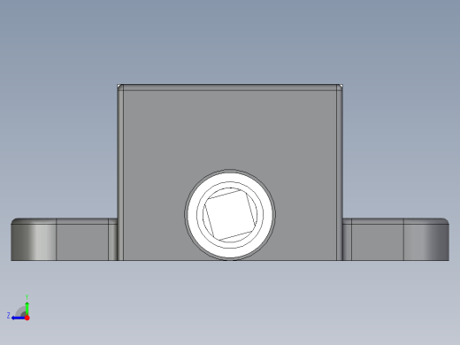 虎钳3D模型（2）右视缩略图