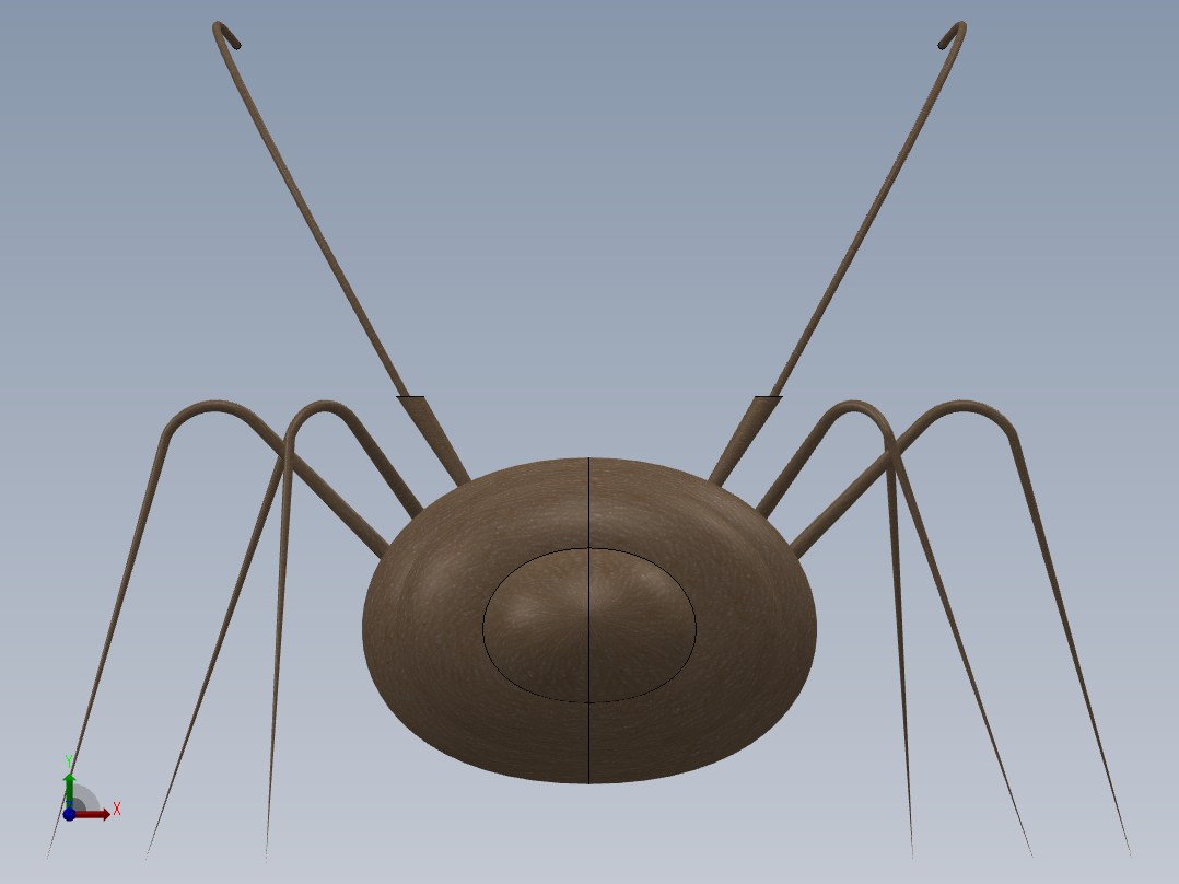 小昆虫3d模型前视图