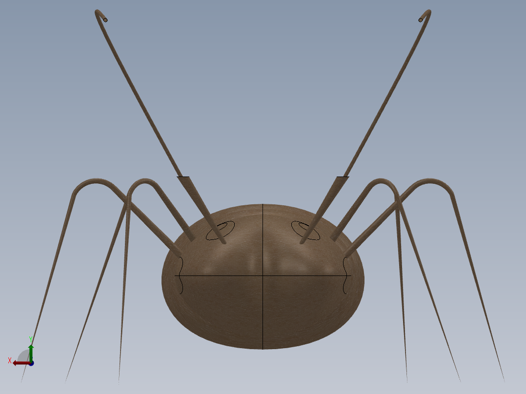 小昆虫3d模型后视图