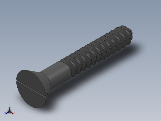 螺丝钉3D模型