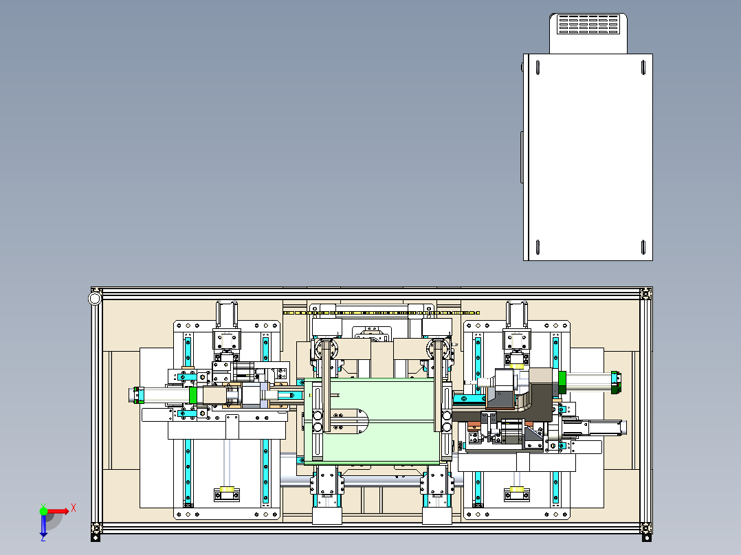 A17_热水器壁挂炉铆接机SW2016俯视图