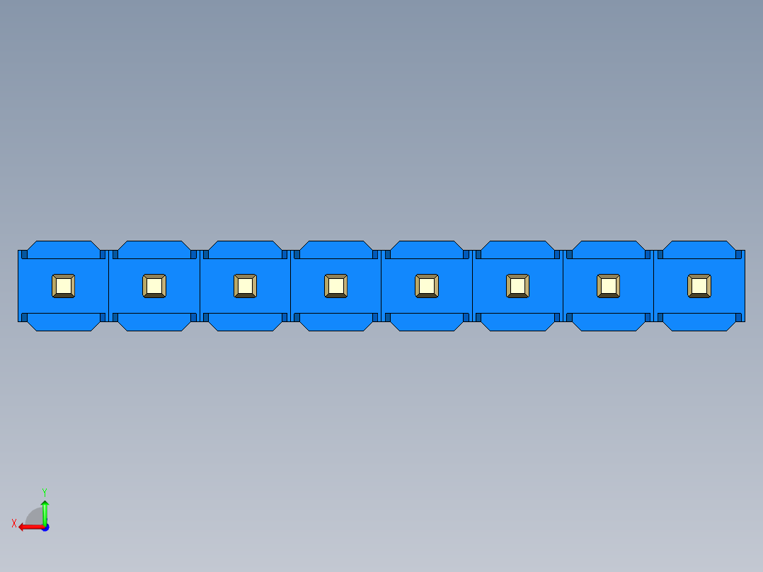 彩色公头100mil（2.54mm）系列-DS1021_blue_1x08p_100mil_Type5_rev1.0后视图