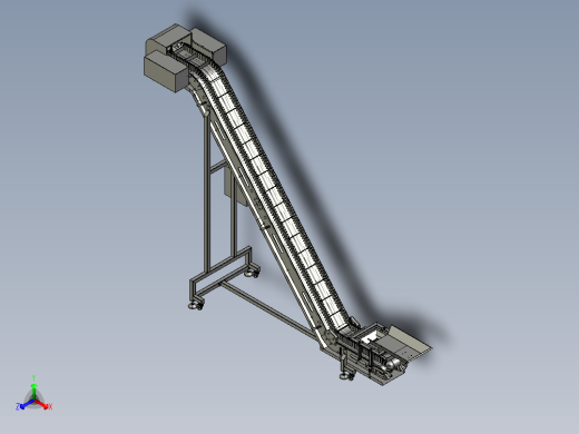 皮带大倾角一（通用打开模式）