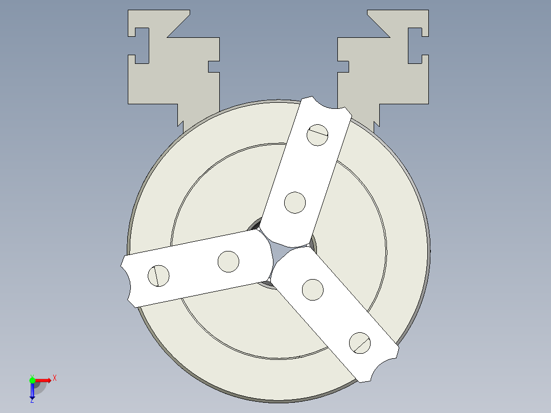 Taig 微型车床 II的分体式主轴箱俯视图