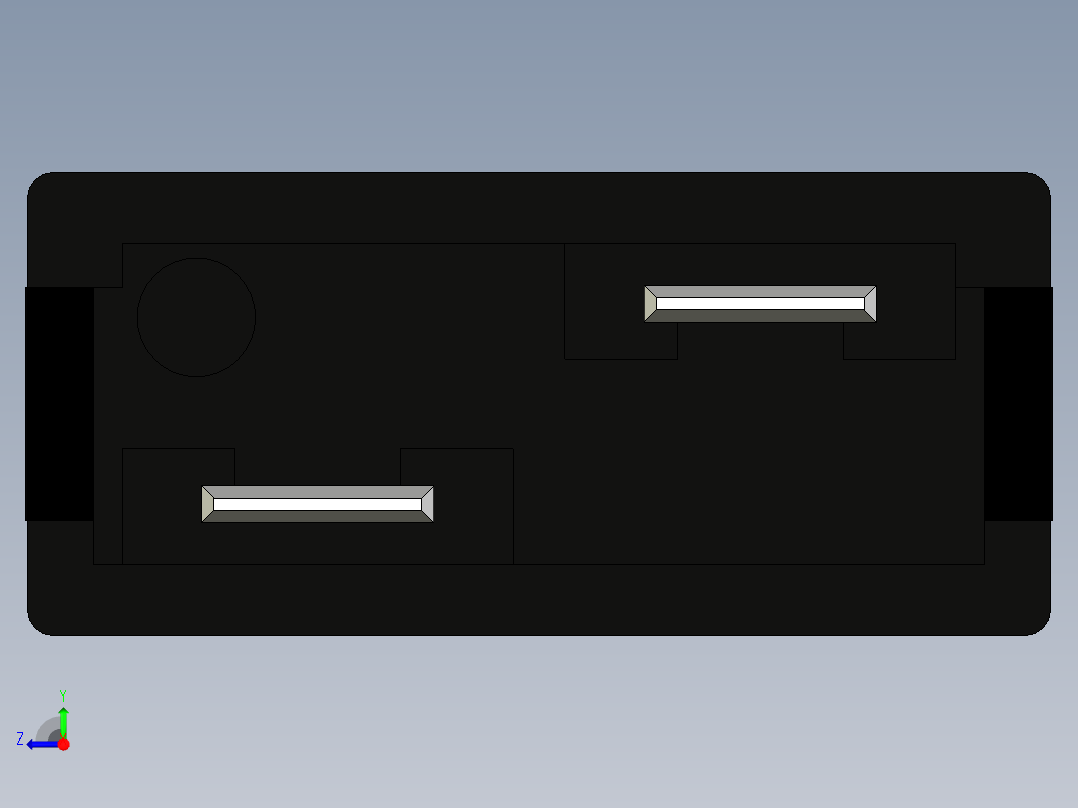 薄翘板开关右视图