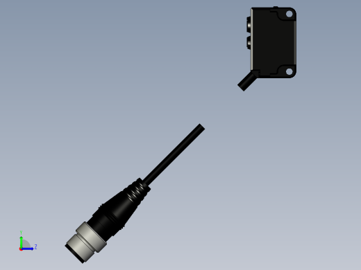 基恩士PZ-G61EN_G61EP_kc图纸模型左视缩略图