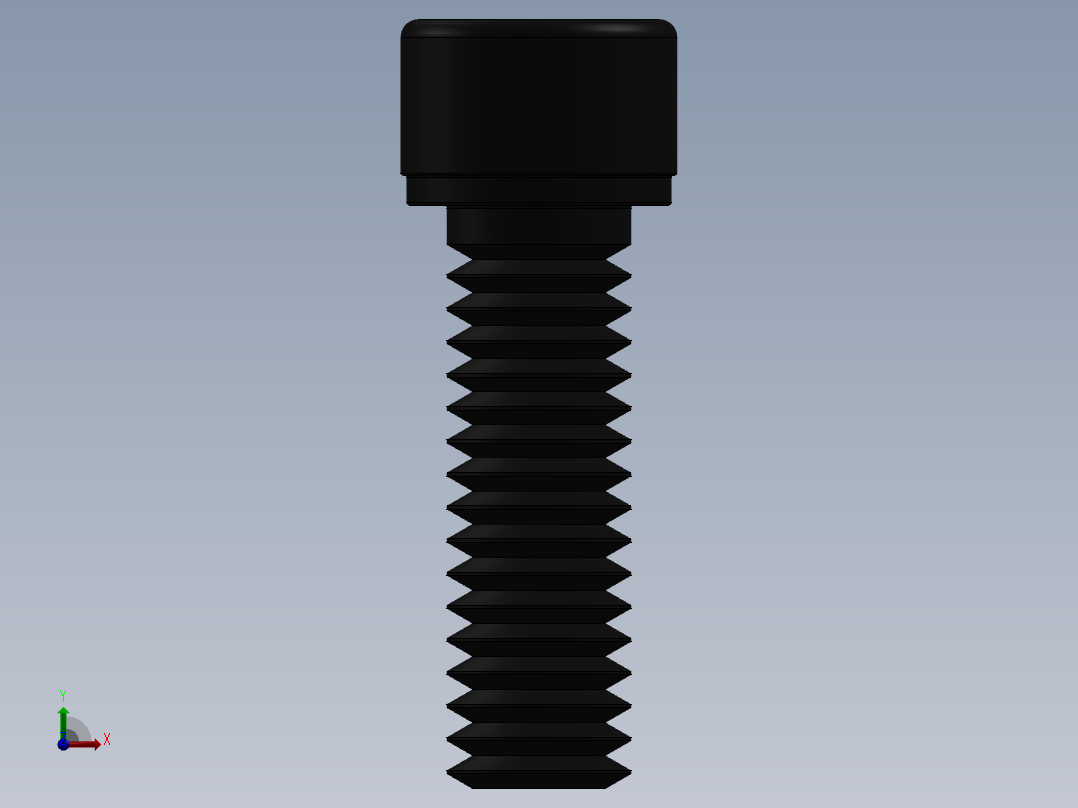 紧固件-0.3125 Socked Head主视图