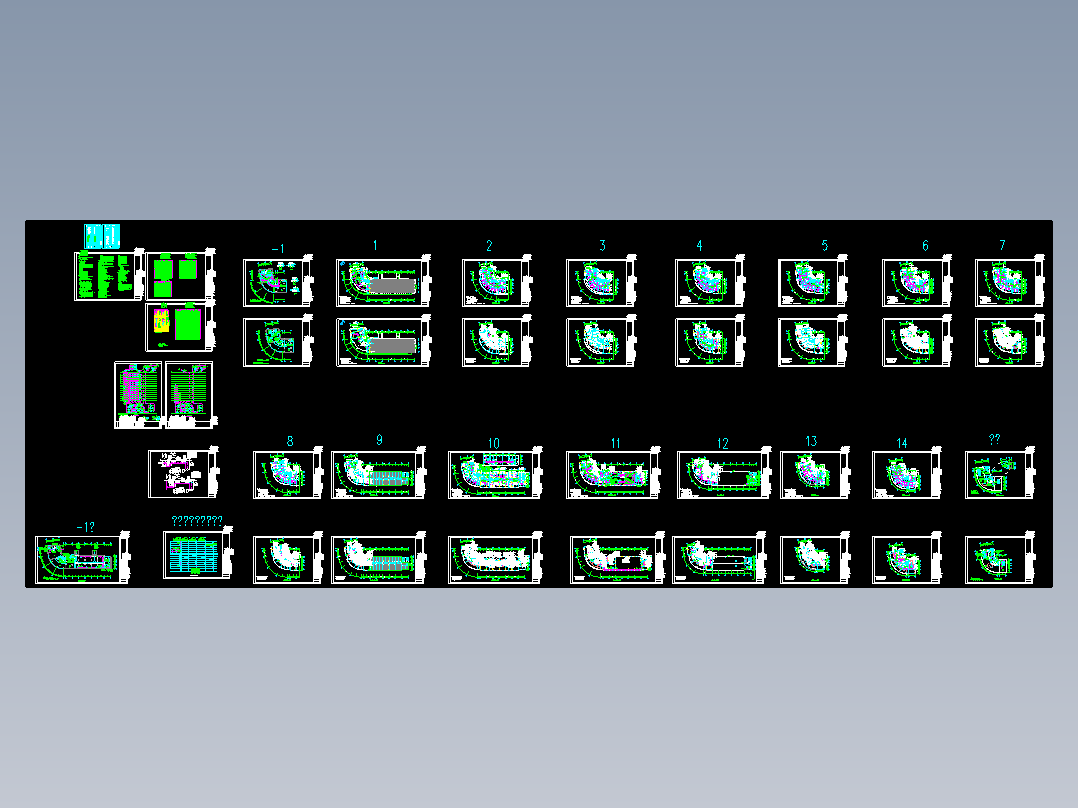 珠海市供水服务楼通风空调工程图