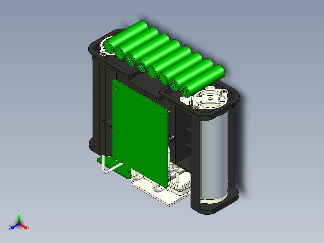 便携式户外家用制氧机内部结构堆叠MF1318344