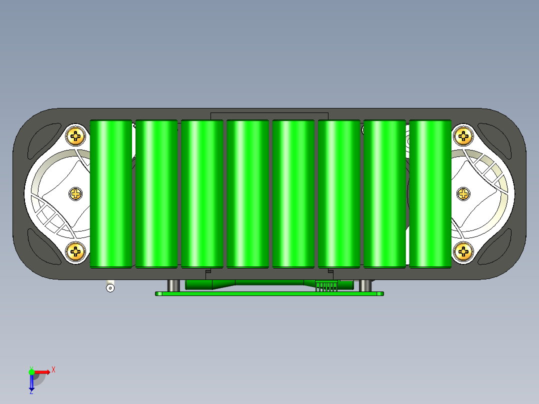 便携式户外家用制氧机内部结构堆叠MF1318344俯视图