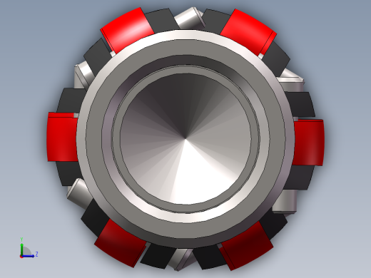 抽油杆扶正器三维左视缩略图