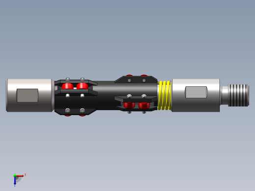 抽油杆扶正器三维俯视缩略图