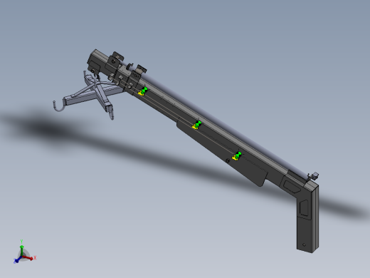 小型起重机吊臂