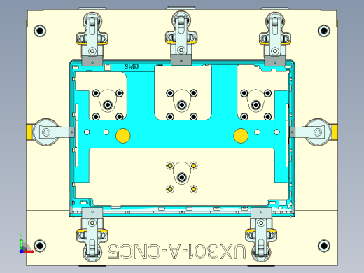 UX301-A-笔记本CNC工装夹具三维模型CNC5-7-15前视缩略图