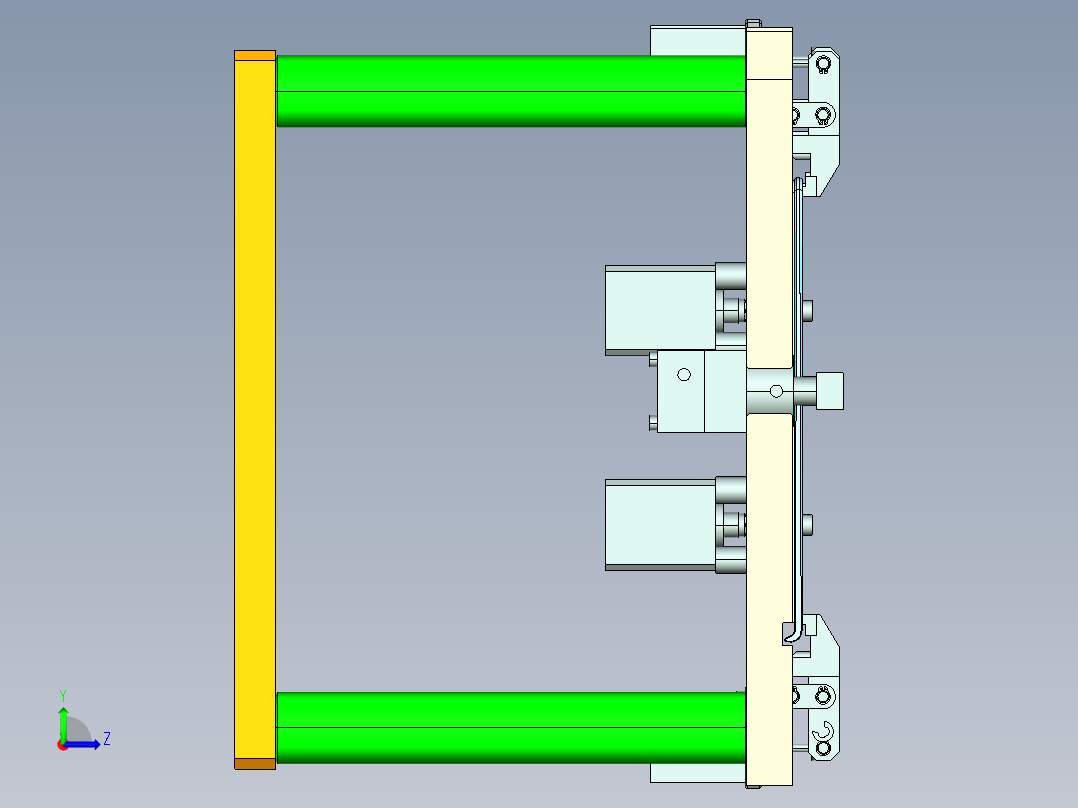 UX301-A-笔记本CNC工装夹具三维模型CNC5-7-15左视图