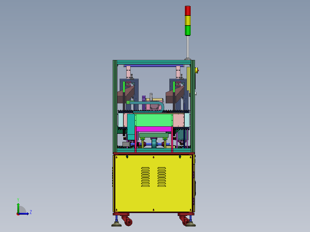 底壳组装设备sw16左视图