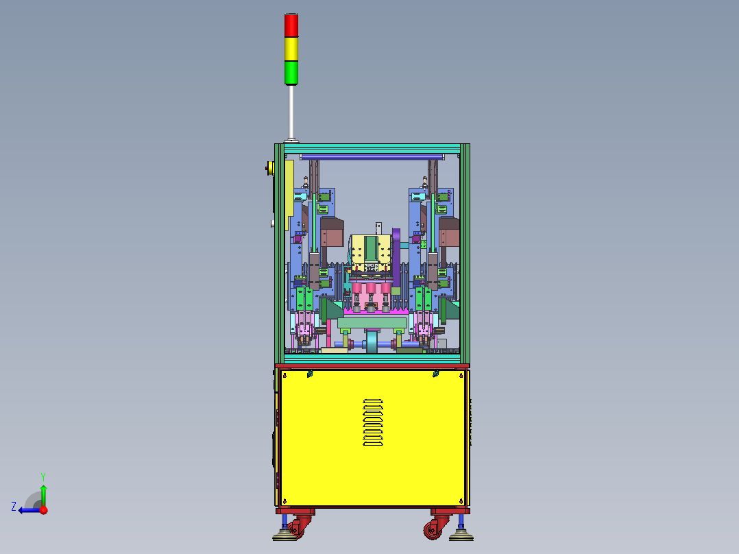 底壳组装设备sw16右视图