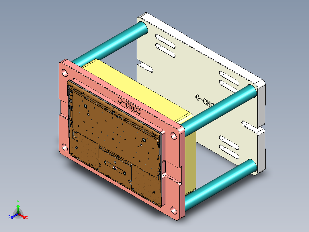 电脑外壳铣内腔治具