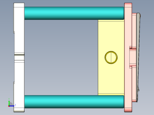 电脑外壳铣内腔治具左视缩略图