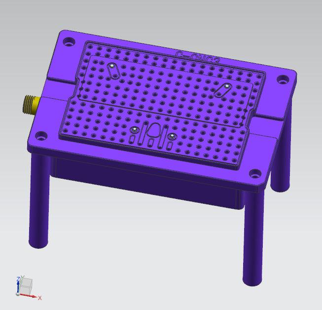 电脑外壳铣内腔治具