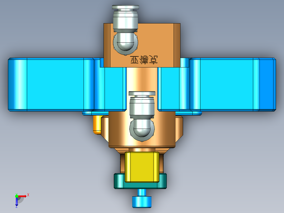 UX260 HINGE CAP R  CNC3-20200303俯视图