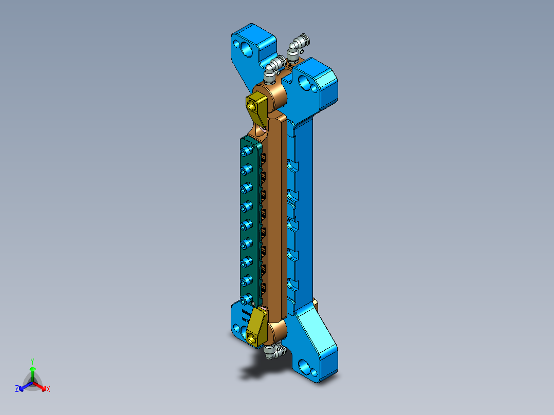 UX260 HINGE CAP R  CNC3-20200303正等轴测图