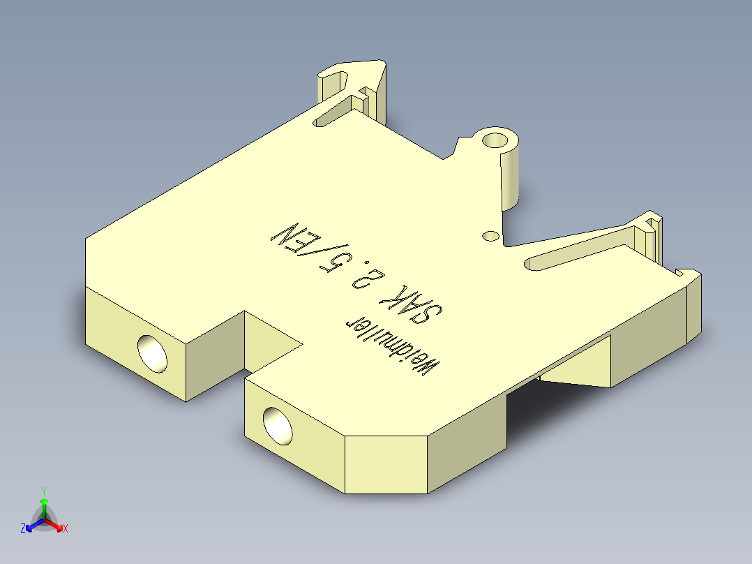 SAK 2.5N正等轴测图