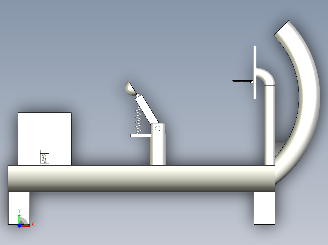 一种儿童益智投篮玩具前视图