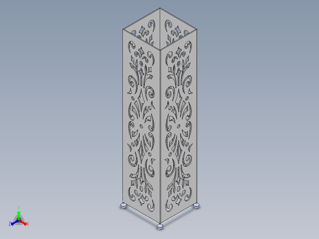 灯具(35)正等轴测图