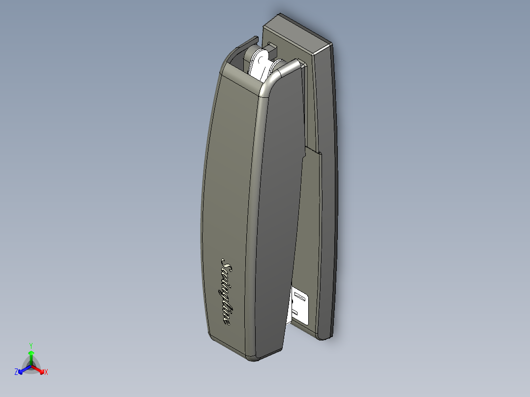 订书机正等轴测图
