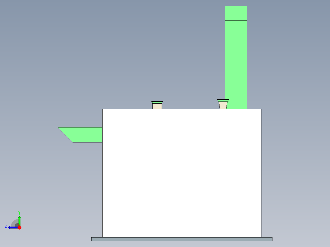 B3004025-通风系统右视图