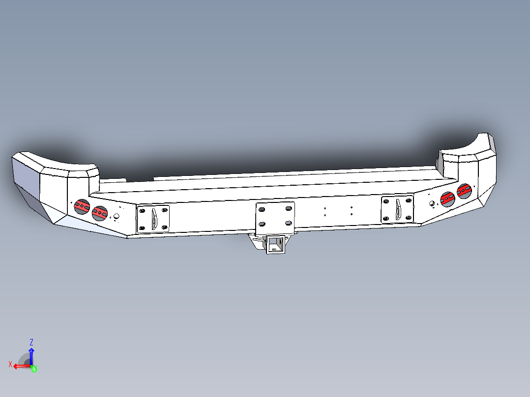 丰田FJ越野车后杠