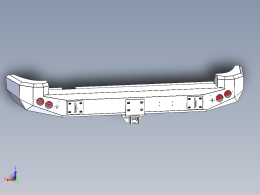 丰田FJ越野车后杠