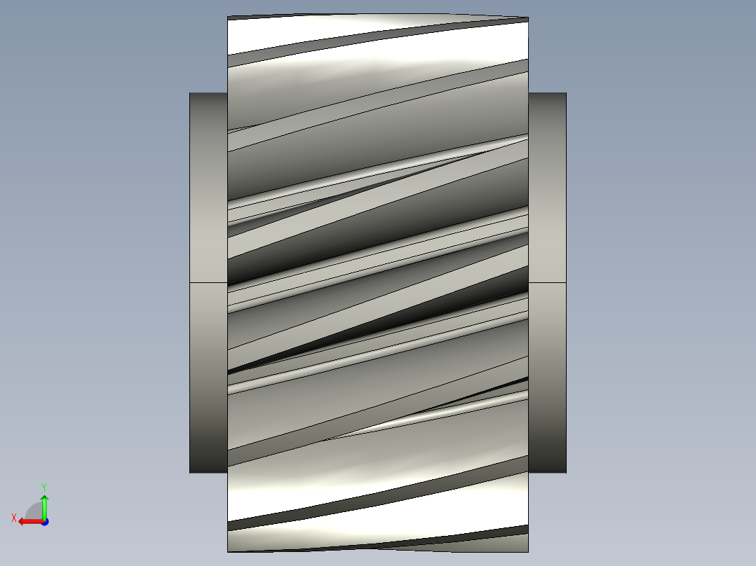 FXH高精度研磨斜齿齿轮HGL40-M4FXHHGL40-M4-15-35-1后视图