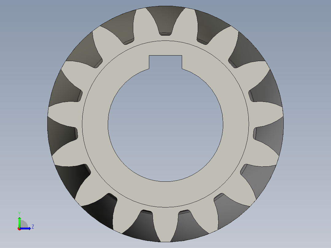 FXH高精度研磨斜齿齿轮HGL40-M4FXHHGL40-M4-15-35-1左视图