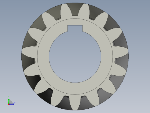 FXH高精度研磨斜齿齿轮HGL40-M4FXHHGL40-M4-15-35-1左视缩略图