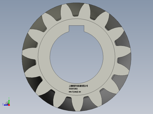 FXH高精度研磨斜齿齿轮HGL40-M4FXHHGL40-M4-15-35-1右视缩略图