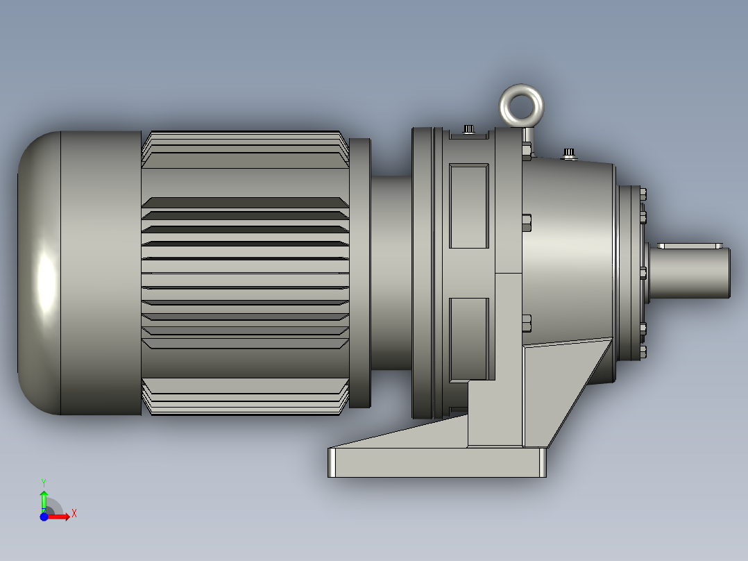 XWD单级摆线针轮减速机XWD15-3-115前视图