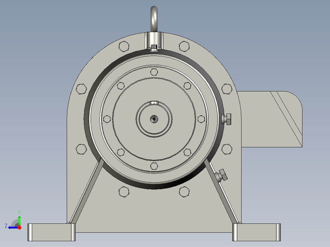 XWD单级摆线针轮减速机XWD15-3-115右视图